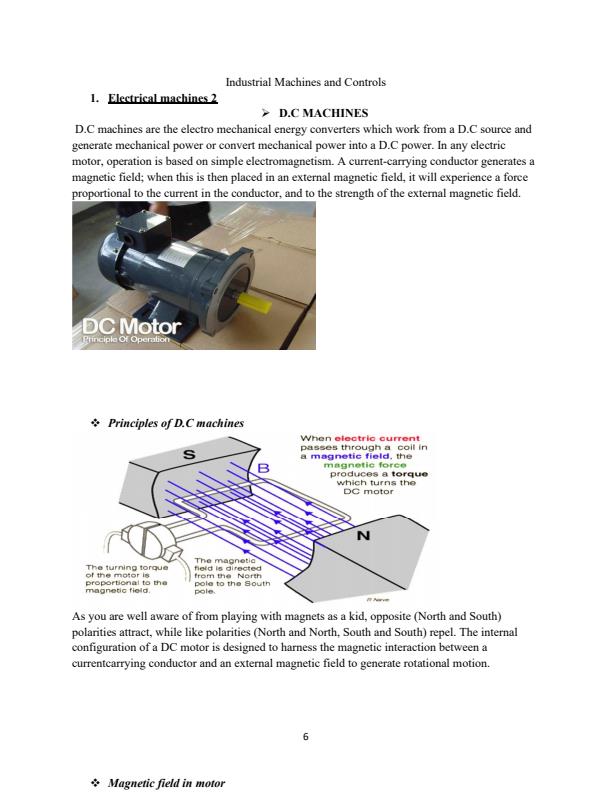 Page 1 – Industrial Machines and Controls(IMC) Notes – Kenyaplex