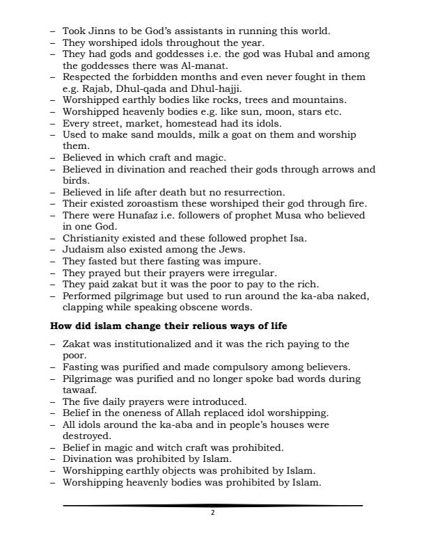 Islamic Religious Education Revision Questions and Answers 13349