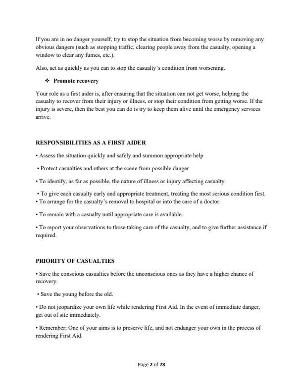 Page 3 – KMTC First Aids Notes – Kenyaplex