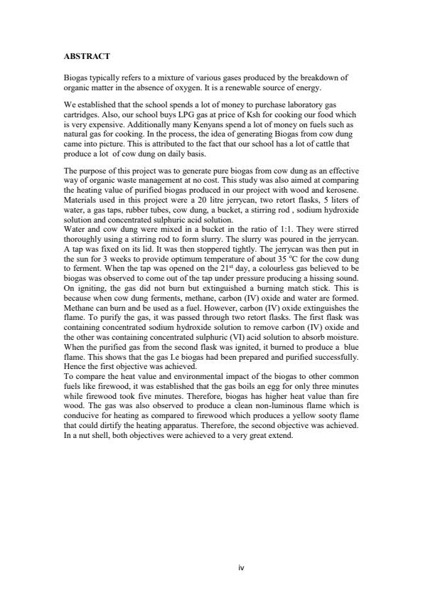Page 3 – KSEF project - Abitalia Biogas  – Kenyaplex