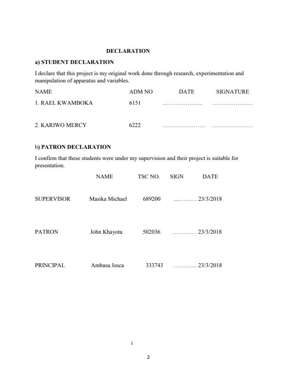 Page 2 – Kenya Science and Engineering Fair Sample Project Writeup – Kenyaplex
