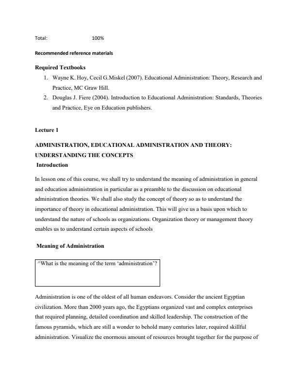 Page 2 – LEPA 4100: Educational Policy and Management Notes – Kenyaplex