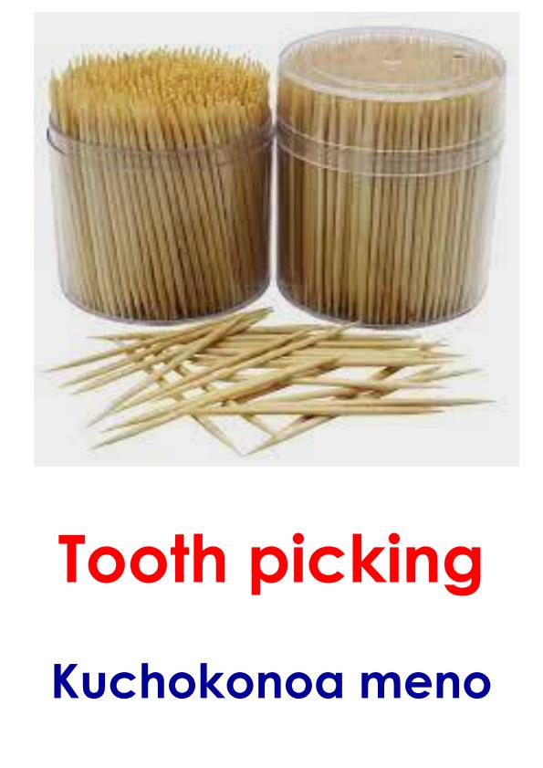 Page 1 – Lower Primary Picture Aids: Bad Oral Habits – Kenyaplex