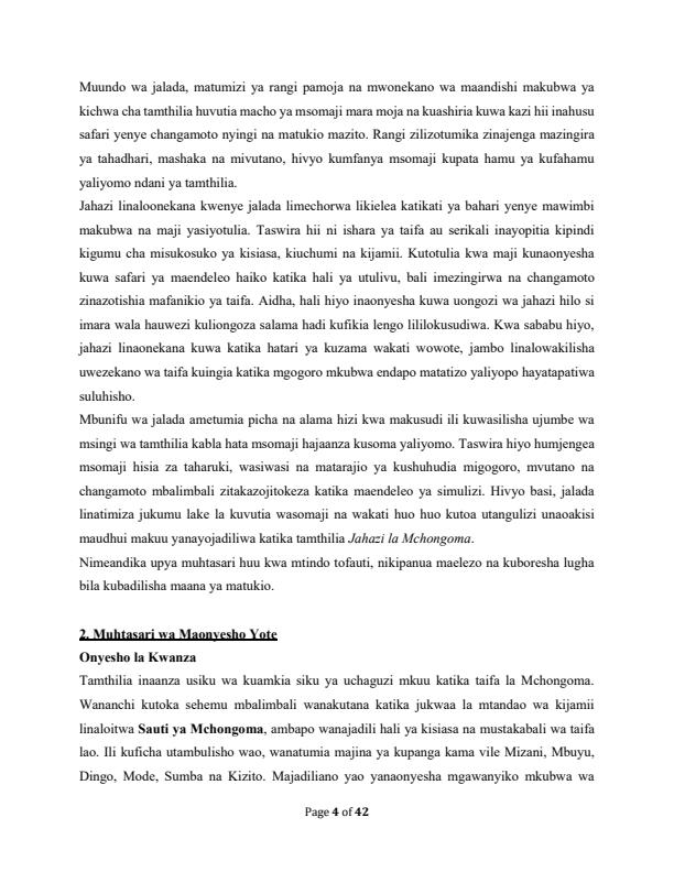 Page 4 – Mwongozo Wa Tamthilia Ya Jahazi La Mchongoma – Kenyaplex