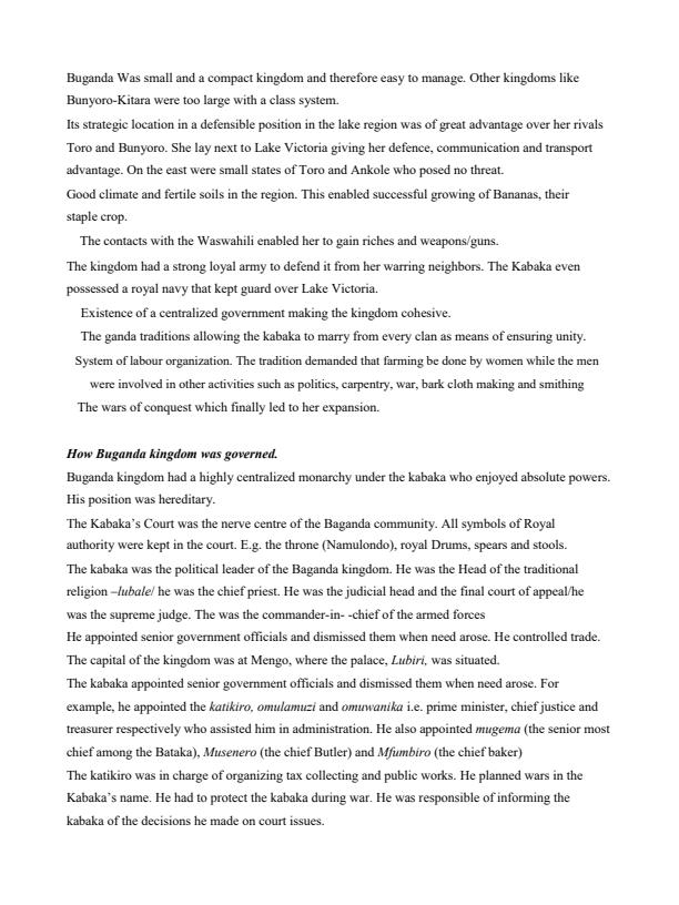 Page 2 – Notes on Organization of African Society: Form 2 History and Government – Kenyaplex