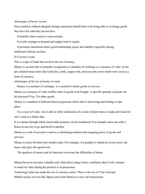 Page 2 – Notes on Trade: Form 2 History and Government – Kenyaplex