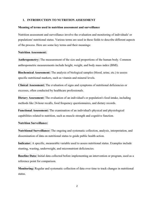 Page 2 – Nutrition Assessment and Surveillance Notes – Kenyaplex