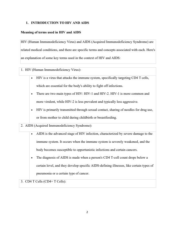 Nutrition in HIV and Aids Notes 14802