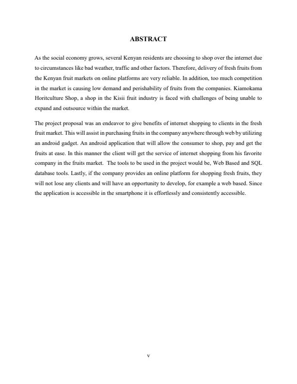 Page 2 – Online Fruit Ordering System Project Report – Kenyaplex