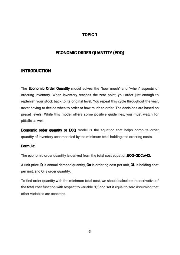 Page 3 – Operations Management Notes for Diploma in Supply Chain Management – Kenyaplex