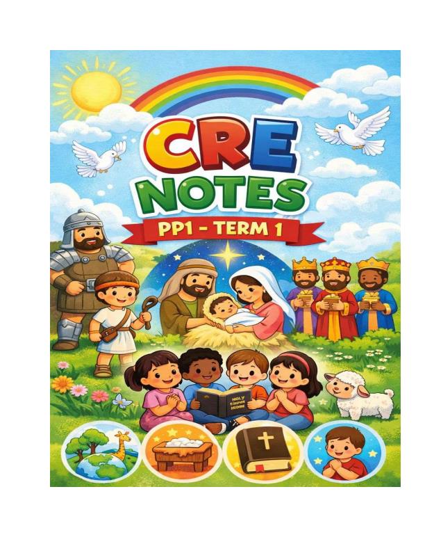 Page 1 – PP1 CRE Notes Term 1 – Kenyaplex