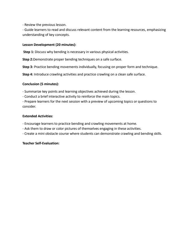 Page 4 – PP1 Creative Activities Lesson Plans Term 3 - KLB Skillgrow – Kenyaplex