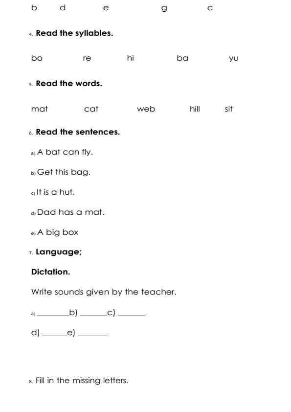 Page 2 – PP1 English December 2026 Holiday Assignment – Kenyaplex