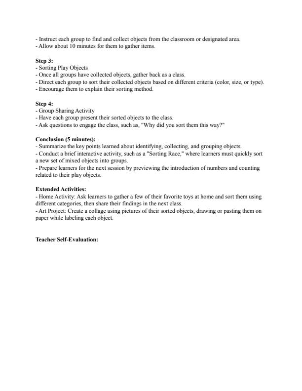 Page 2 – PP1 Rationalized Mathematics Activities Lesson Plans Term 1 – Kenyaplex