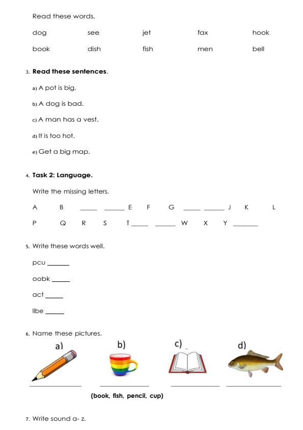 Page 2 – PP2 English Activities August 2026 Holiday Assignment – Kenyaplex