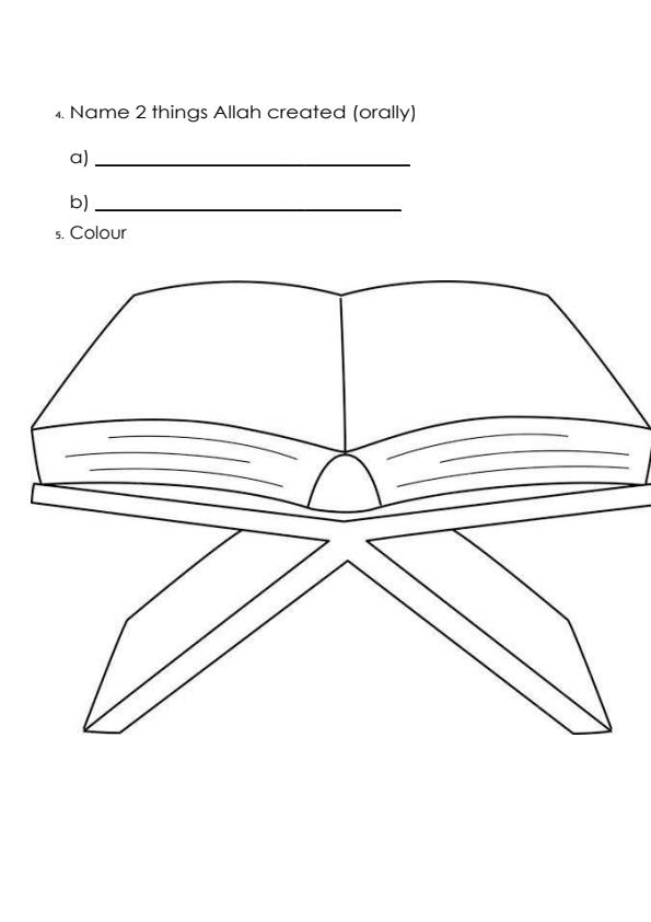 Page 2 – PP2 Islamic Religious Education December 2026 Holiday Assignment – Kenyaplex