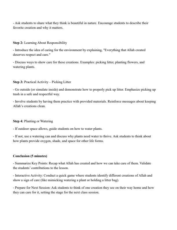 Page 2 – PP2 Islamic Religious Education (IRE) Lesson Plans Term 2 – Kenyaplex