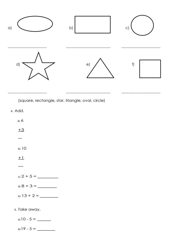 Page 2 – PP2 Mathematics Activities August 2026 Holiday Assignment – Kenyaplex