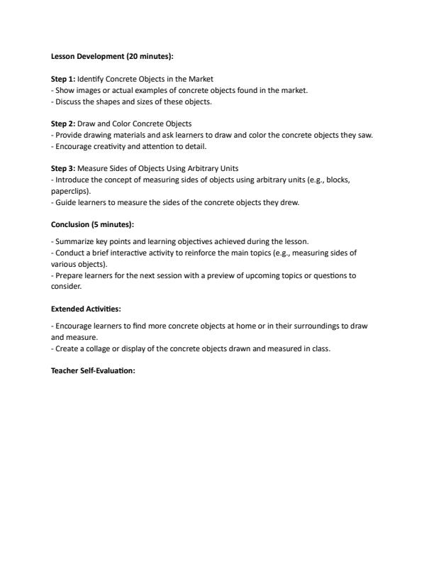 Page 4 – PP2 Mathematics Activities Lesson Plans Term 3 – Kenyaplex