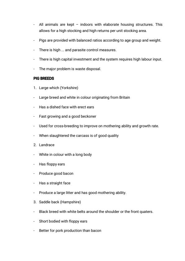 Page 2 – Pig Production Notes – Kenyaplex