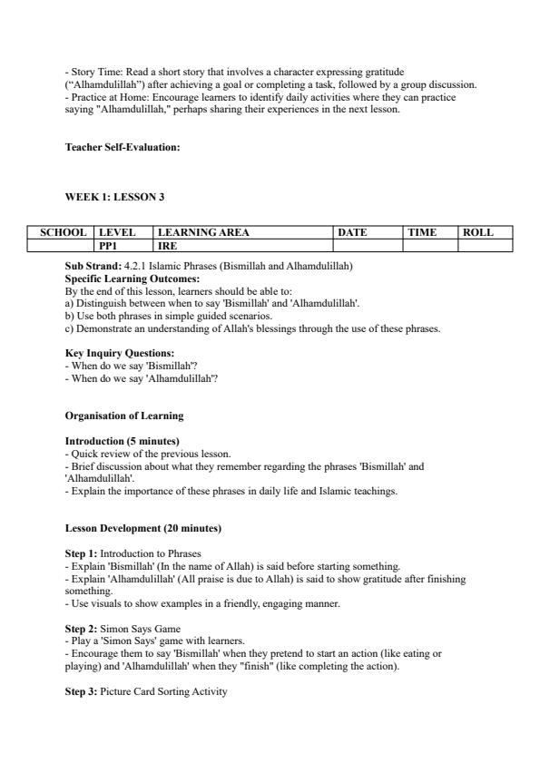 Page 4 – Pp1 IRE Lesson Plans Term 3  – Kenyaplex