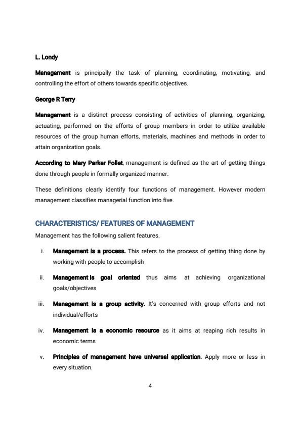 Page 4 – Principles and Practice of Management Notes for Diploma Courses – Kenyaplex