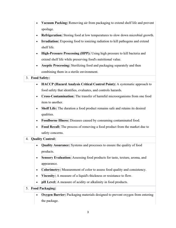Principles of Food Processing and Preservation Notes 14800