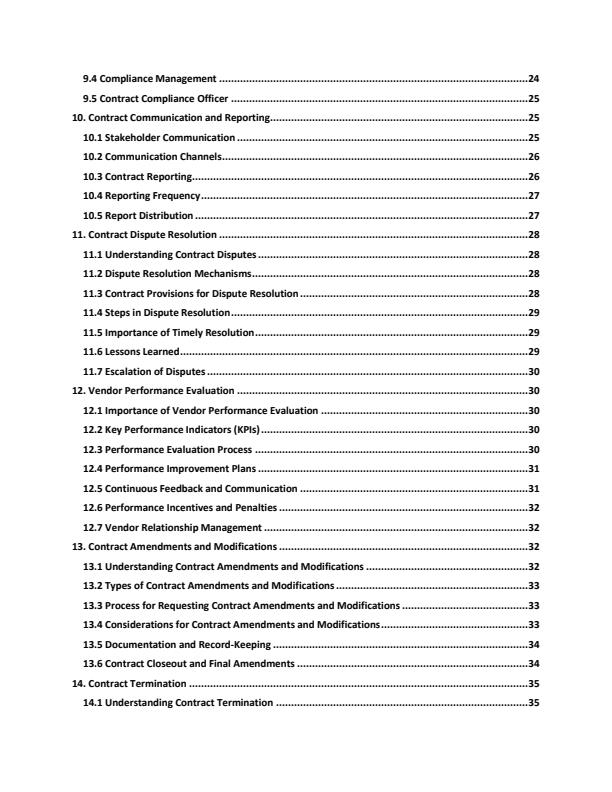 Page 3 – Procurement Contract Administration Notes – Kenyaplex