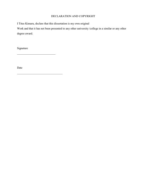 Page 2 – Research: Factors influencing food security among households with children less than five years in Belgut constituency, Kericho county – Kenyaplex
