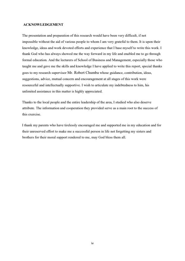 Page 4 – Research Project: Assessing the impact of motivation on employee performance in non-governmental organizations in Kitui County – Kenyaplex