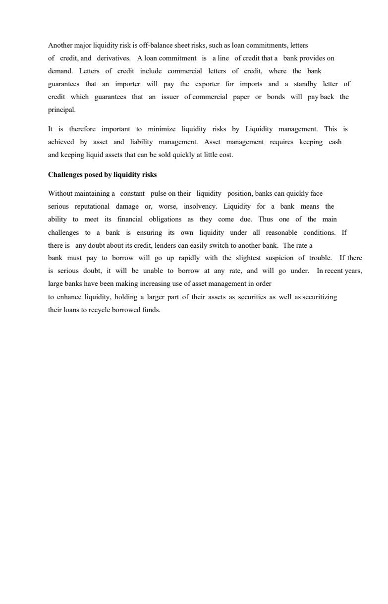 Page 2 – Risk and Risk Management in Banks – Kenyaplex