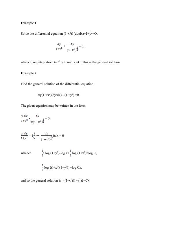 Page 4 – SMA 335: Ordinary Differential Equation I Notes – Kenyaplex