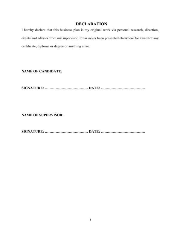 Page 2 – Sample Business Plan for Fashion and Design – Kenyaplex