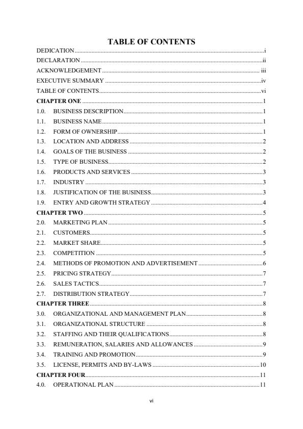 Page 3 – Sample Mpesa Business Plan – Kenyaplex
