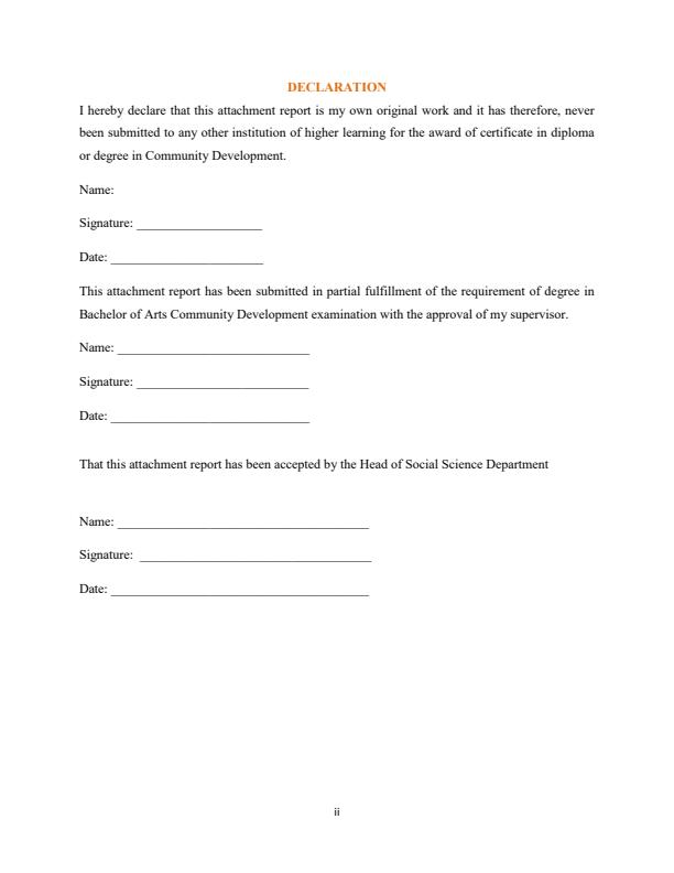 Page 2 – Sample Of Industrial Attachment Report in Kenya – Kenyaplex