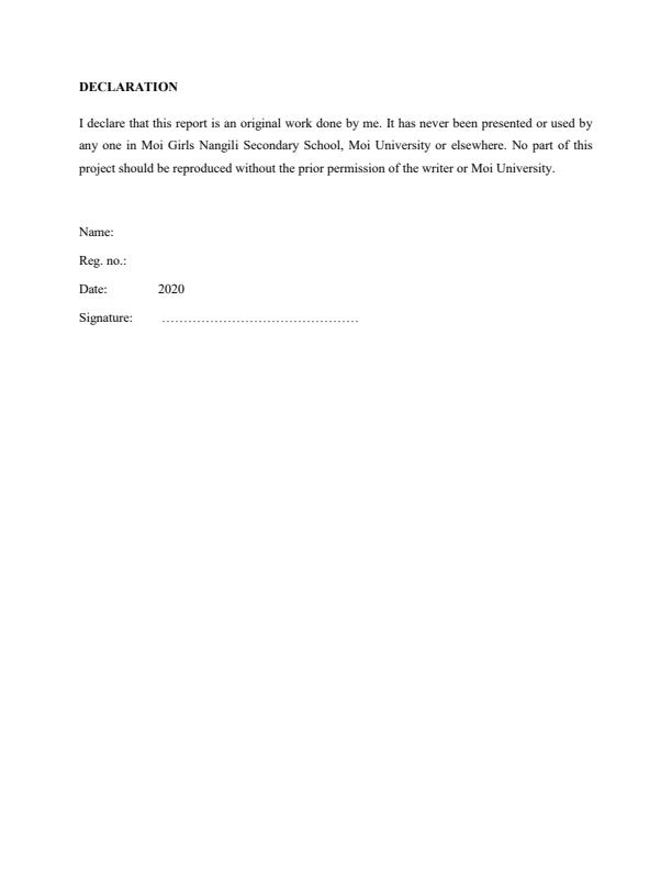 Page 3 – Sample Teaching Practice Report: Indiscipline is a Root Cause of Poor Performance in Moi Girls Nangili – Kenyaplex