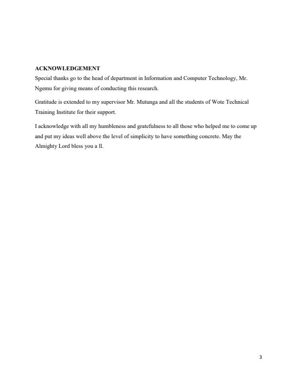 Page 2 – Sample Technology Centre Business Plan: Diploma in ICT – Kenyaplex