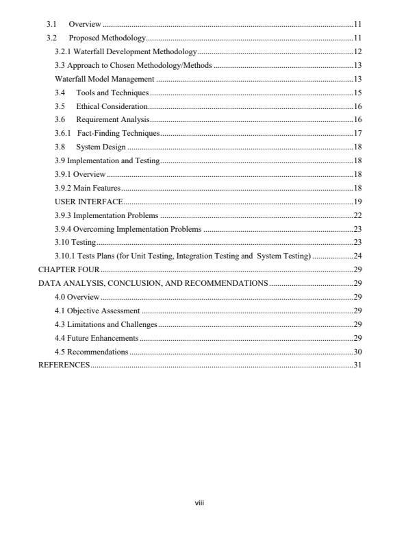 Page 4 – Sample Trade Project Report: Inventory Management System – Kenyaplex