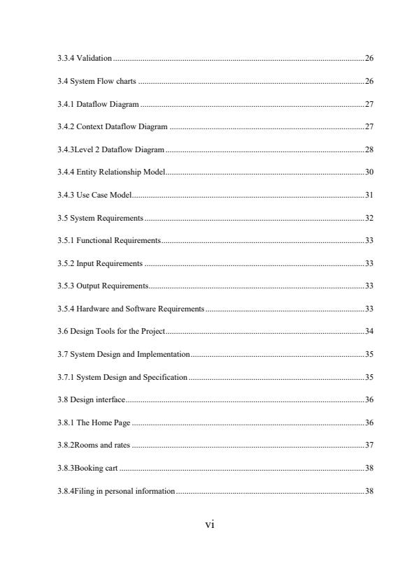 Page 3 – Sample Trade Project Report: Online Hotel Room Booking System – Kenyaplex