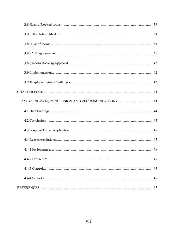Page 4 – Sample Trade Project Report: Online Hotel Room Booking System – Kenyaplex