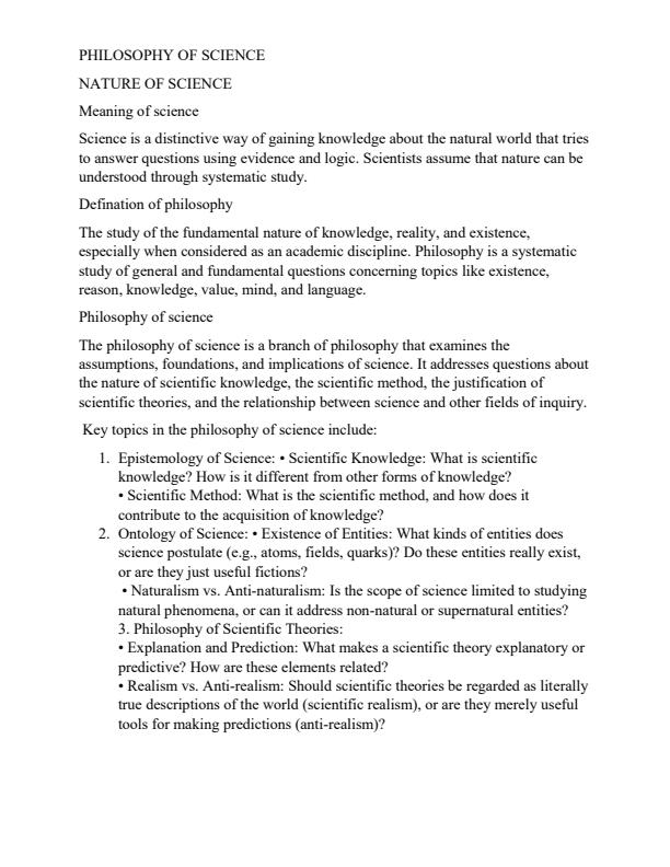 Page 1 – Science and Technology Notes for Upgrade in Diploma in Primary Teacher Education – Kenyaplex