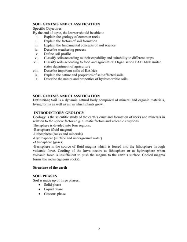 Page 2 – Soil Science Notes – Kenyaplex