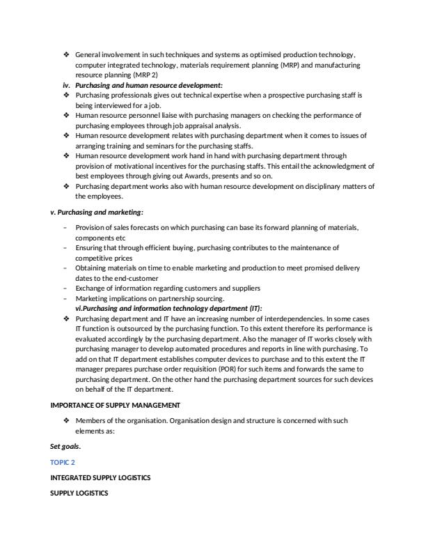 Page 3 – Supply Management Notes  – Kenyaplex