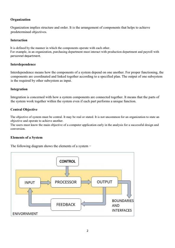 Page 2 – System Analysis and Design Notes for KNEC Diploma in ICT – Kenyaplex