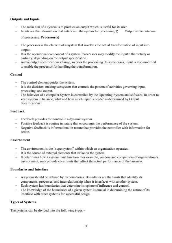 Page 3 – System Analysis and Design Notes for KNEC Diploma in ICT – Kenyaplex