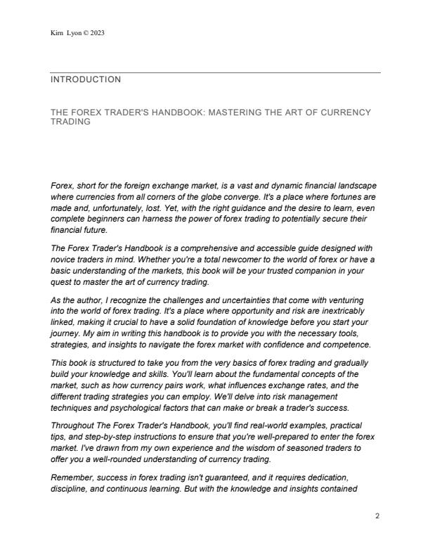 Page 3 – The Forex Trader