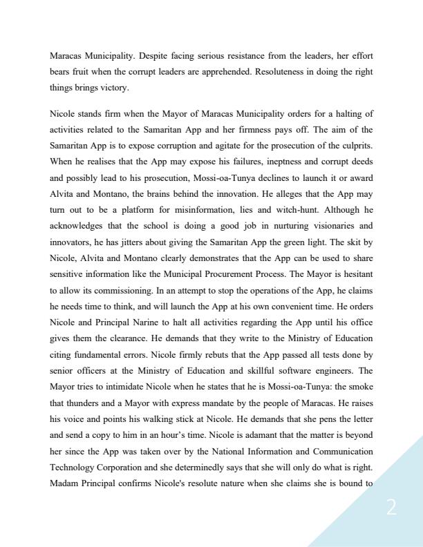 Page 2 – The Samaritan Setbook Essays and answers – Kenyaplex