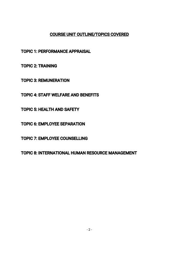 Page 2 – Theory and Practice of Human Resource Management Notes for Diploma in Human Resource Management – Kenyaplex