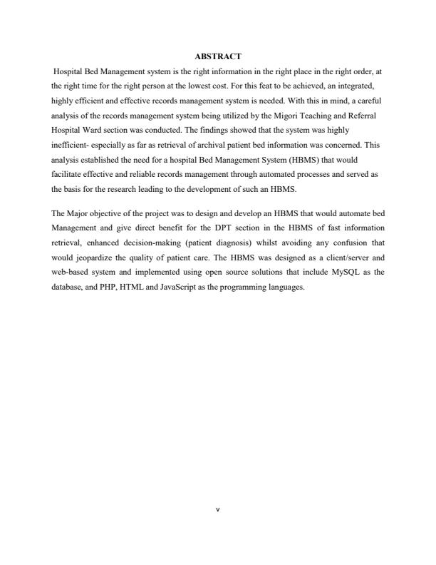 Page 1 – Trade Project Report: Hospital Bed Management System – Kenyaplex