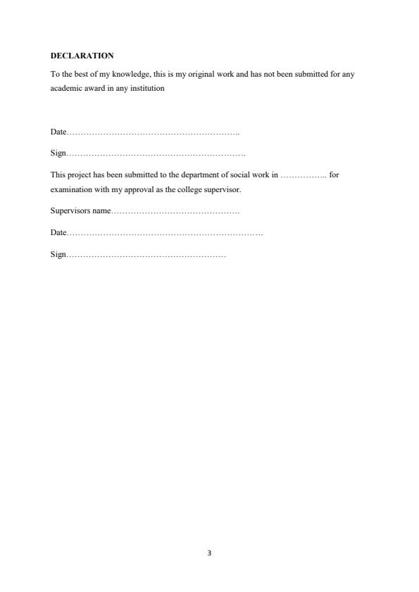 Page 3 – Trade Project Sample: Effects of Labor Turnover on Organizational Performance – Kenyaplex